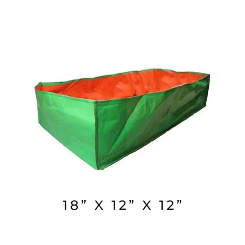 HDPE Rectangular Size Grow Bag – 18x12x12 Inches – 240 GSM