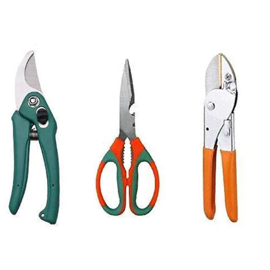 Sams Garden Store Garden Scissor, Garden Pruner & Garden Cutter (Pack of 3 )